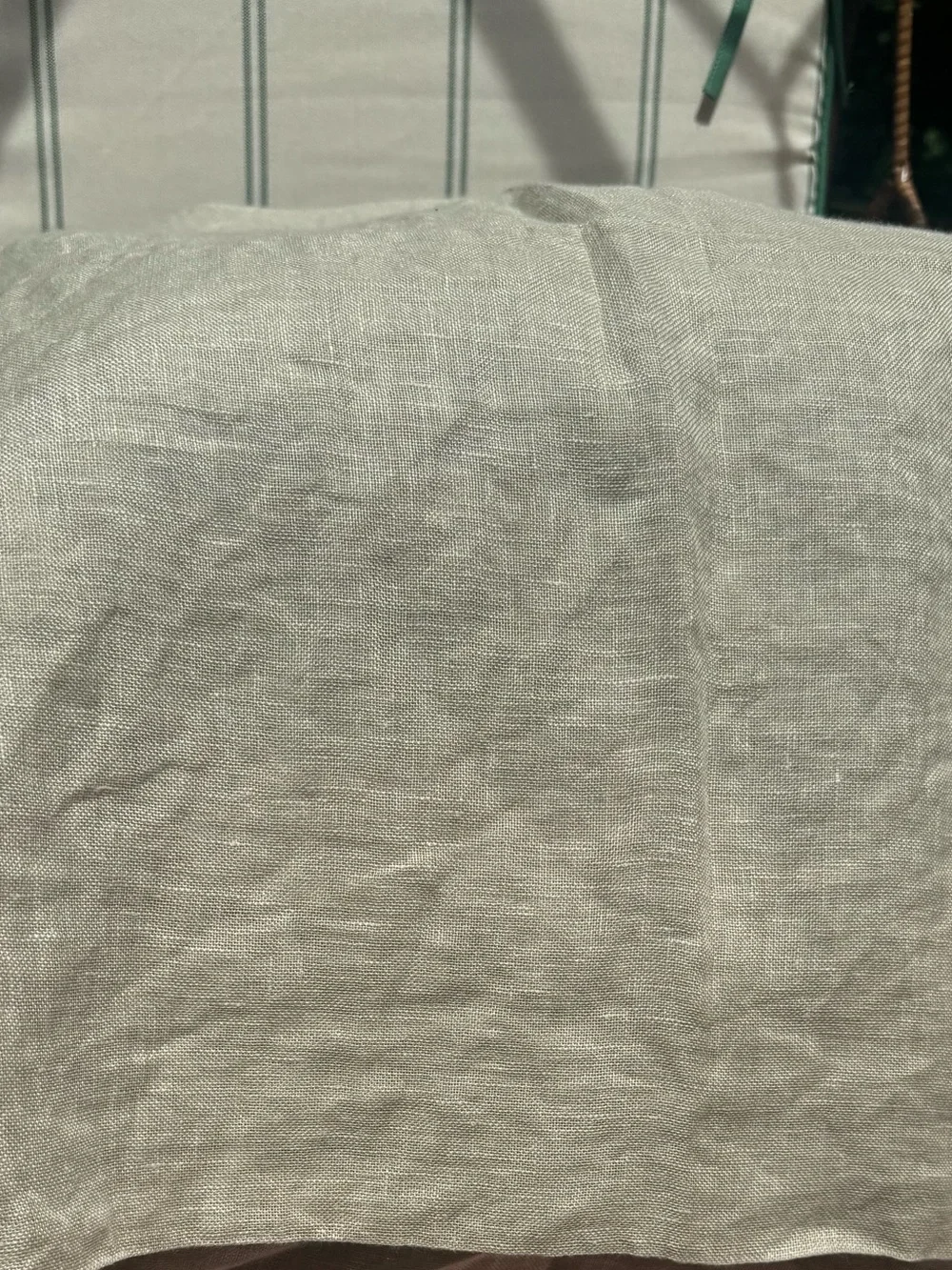 Pottery Barn 100% Linen set off 2 ~ Sheer Curtains 96”
